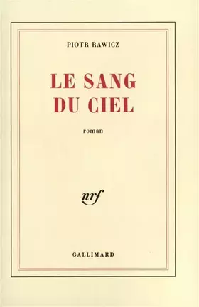 Couverture du produit · Le Sang du ciel