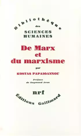 Couverture du produit · De Marx et du marxisme