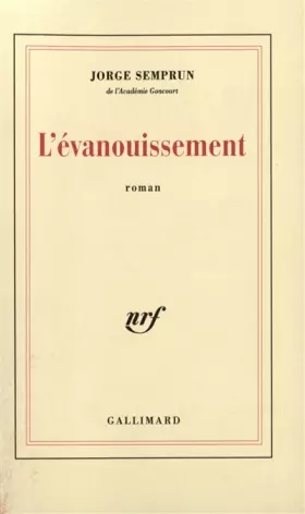 Couverture du produit · L'évanouissement