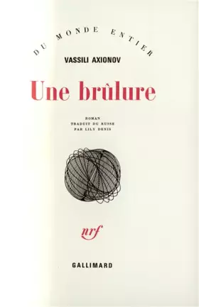 Couverture du produit · Une brûlure