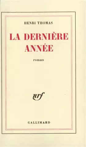 Couverture du produit · La Dernière Année