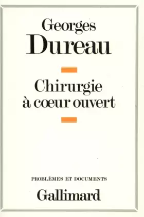 Couverture du produit · Chirurgie à cœur ouvert