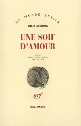 Couverture du produit · Une soif d'amour
