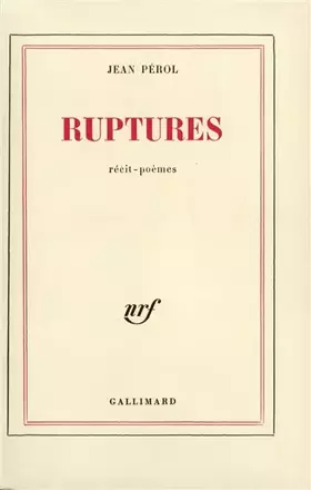 Couverture du produit · Ruptures