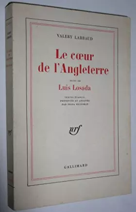 Couverture du produit · Le coeur de l'Angleterre