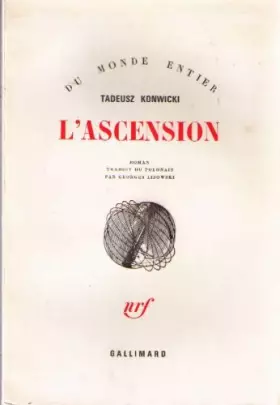 Couverture du produit · L'ascension