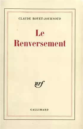 Couverture du produit · Le Renversement
