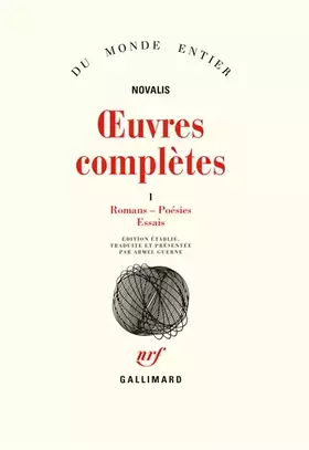 Couverture du produit · Oeuvres complètes