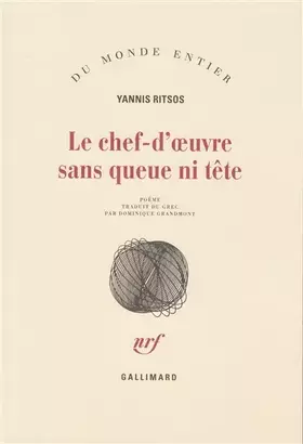 Couverture du produit · Le Chef-d'oeuvre sans queue ni tête
