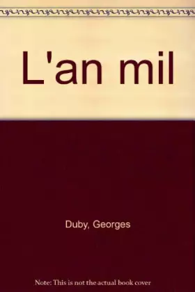 Couverture du produit · L'An mil