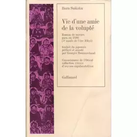 Couverture du produit · Vie d'une amie de la volupté
