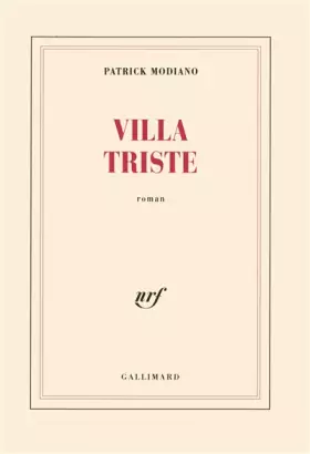 Couverture du produit · Villa triste
