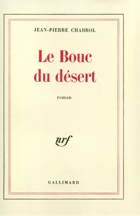Couverture du produit · Le Bouc du désert