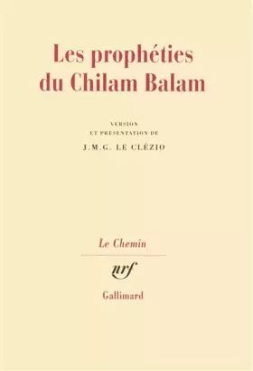 Couverture du produit · Les Prophéties du Chilam Balam