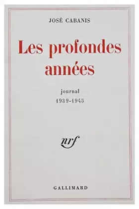 Couverture du produit · Profondes années