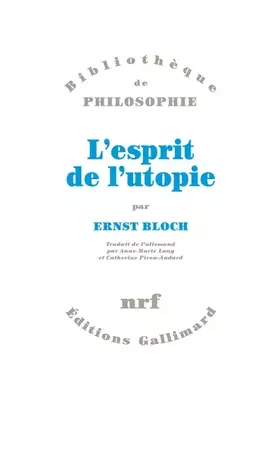 Couverture du produit · L'Esprit de l'utopie