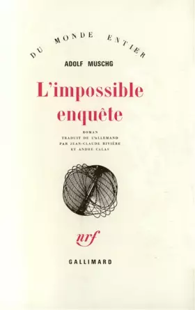 Couverture du produit · L'Impossible enquête