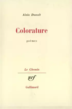 Couverture du produit · Colorature