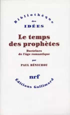 Couverture du produit · Le Temps des prophètes