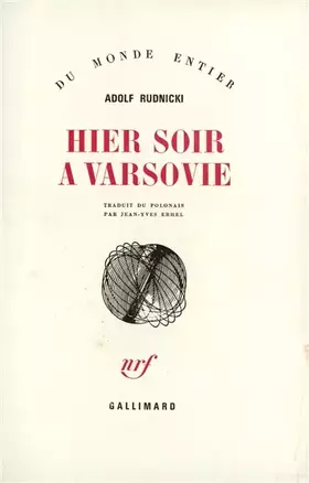 Couverture du produit · Hier soir à Varsovie