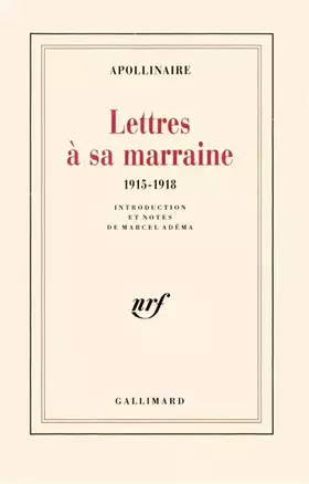 Couverture du produit · Lettres à sa marraine : 1915-1918