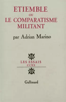 Couverture du produit · Étiemble ou le comparatisme militant