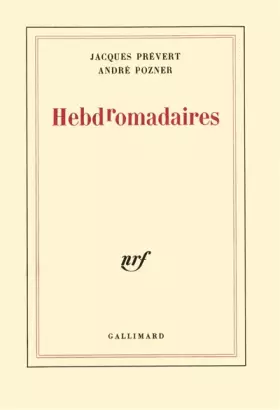 Couverture du produit · Hebdromadaires