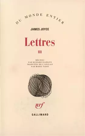 Couverture du produit · Lettres tome 3