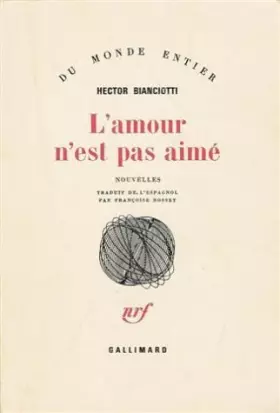 Couverture du produit · L'amour n'est pas aimé