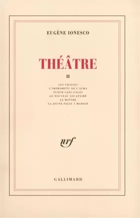Couverture du produit · Théâtre, tome 2