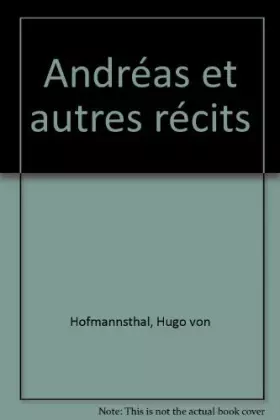 Couverture du produit · Andréas et autres récits