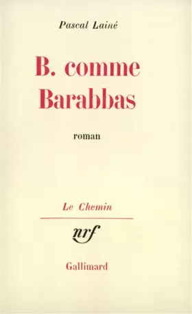 Couverture du produit · B. comme Barabbas