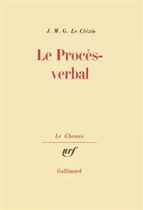 Couverture du produit · Le Procès-verbal