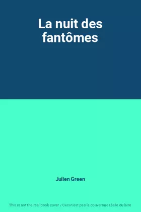 Couverture du produit · La nuit des fantômes