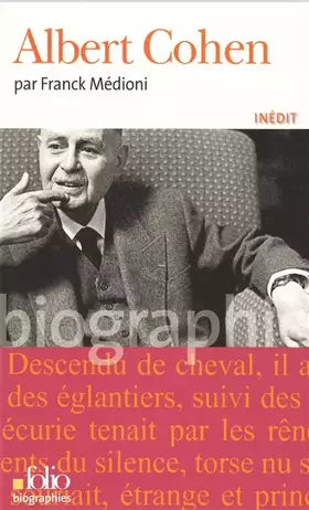 Couverture du produit · Albert Cohen