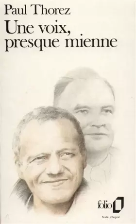 Couverture du produit · Une voix presque mienne