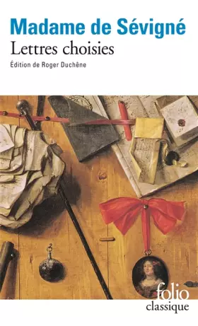 Couverture du produit · Lettres choisies