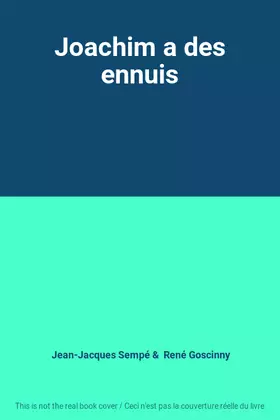 Couverture du produit · Joachim a des ennuis