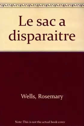 Couverture du produit · Le Sac à disparaître