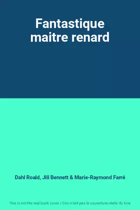 Couverture du produit · Fantastique maitre renard