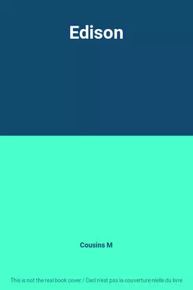 Couverture du produit · Edison