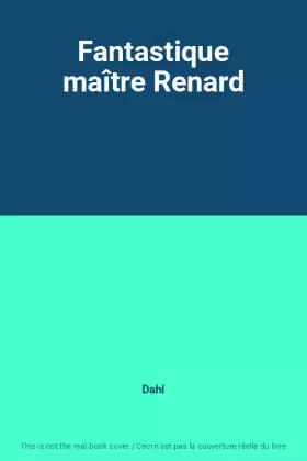 Couverture du produit · Fantastique maître Renard