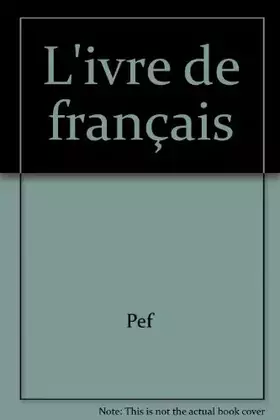 Couverture du produit · L'Ivre de français