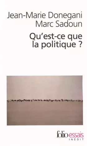 Couverture du produit · Qu'est-ce que la politique ?