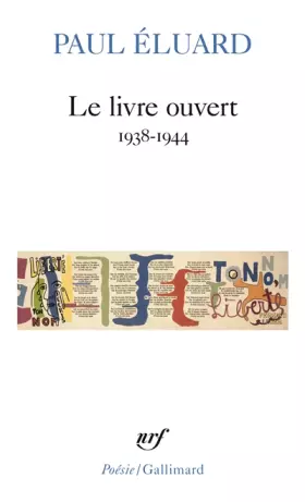 Couverture du produit · Le Livre ouvert : 1938-1944