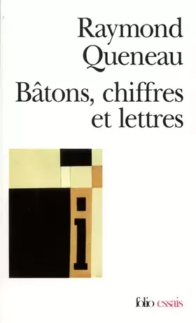 Couverture du produit · Bâtons, Chiffres et Lettres