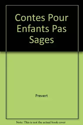 Couverture du produit · Contes Pour Enfants Pas Sages