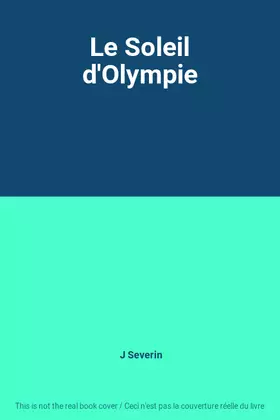 Couverture du produit · Le Soleil d'Olympie