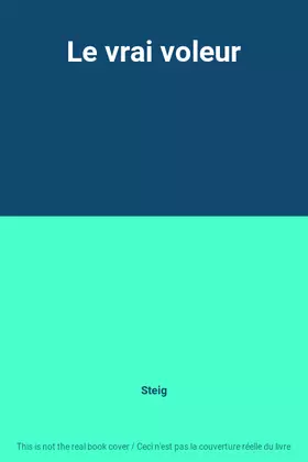 Couverture du produit · Le vrai voleur