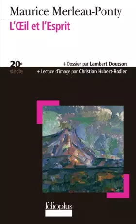 Couverture du produit · L'OEil et l'Esprit